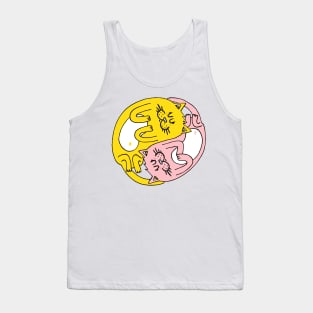 Yin & Yang cats Tank Top